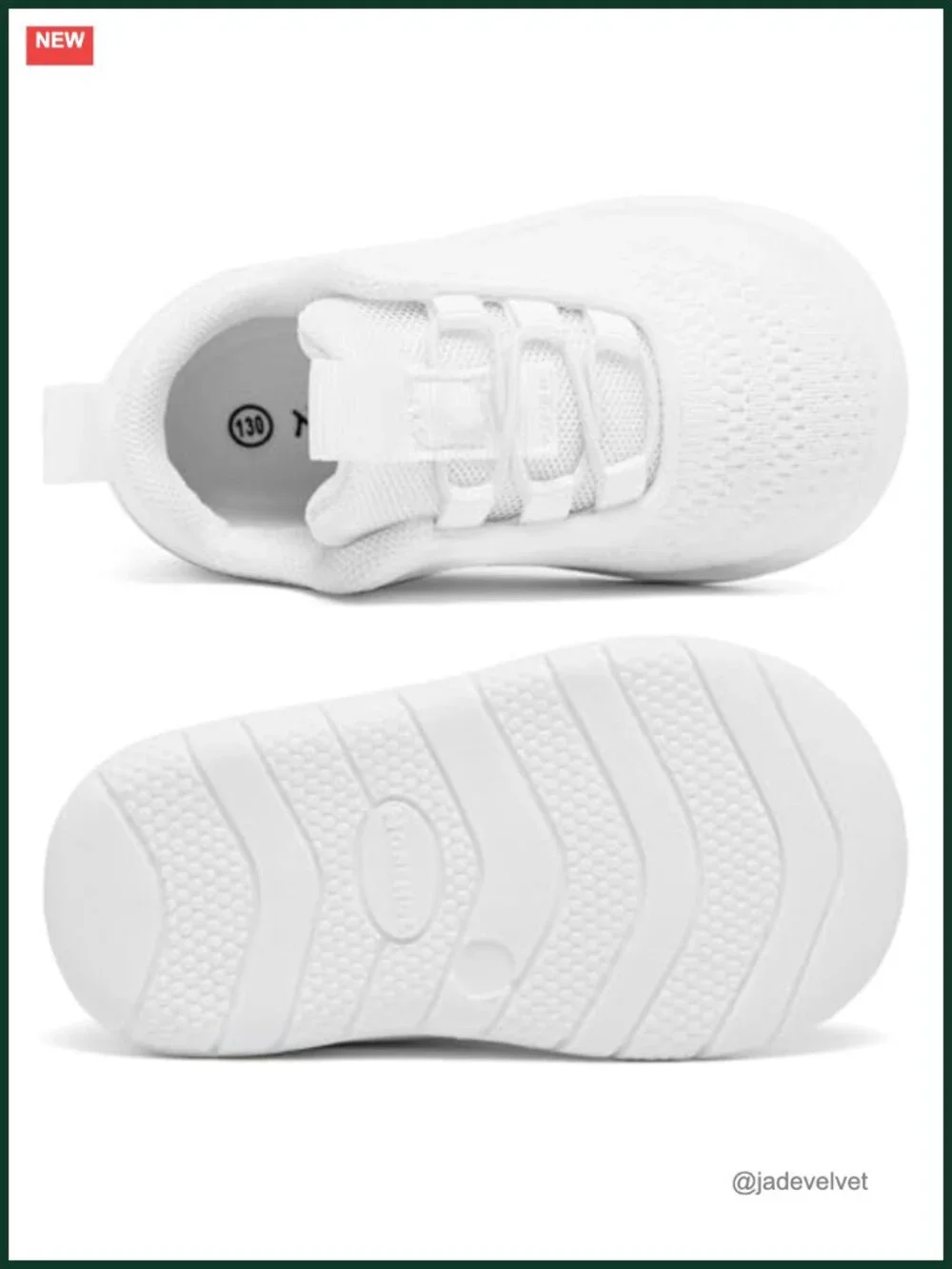 Toddler Slip On Sneakers Non-Slip Breathable Mesh Lace-Up Athletic Walking Shoes